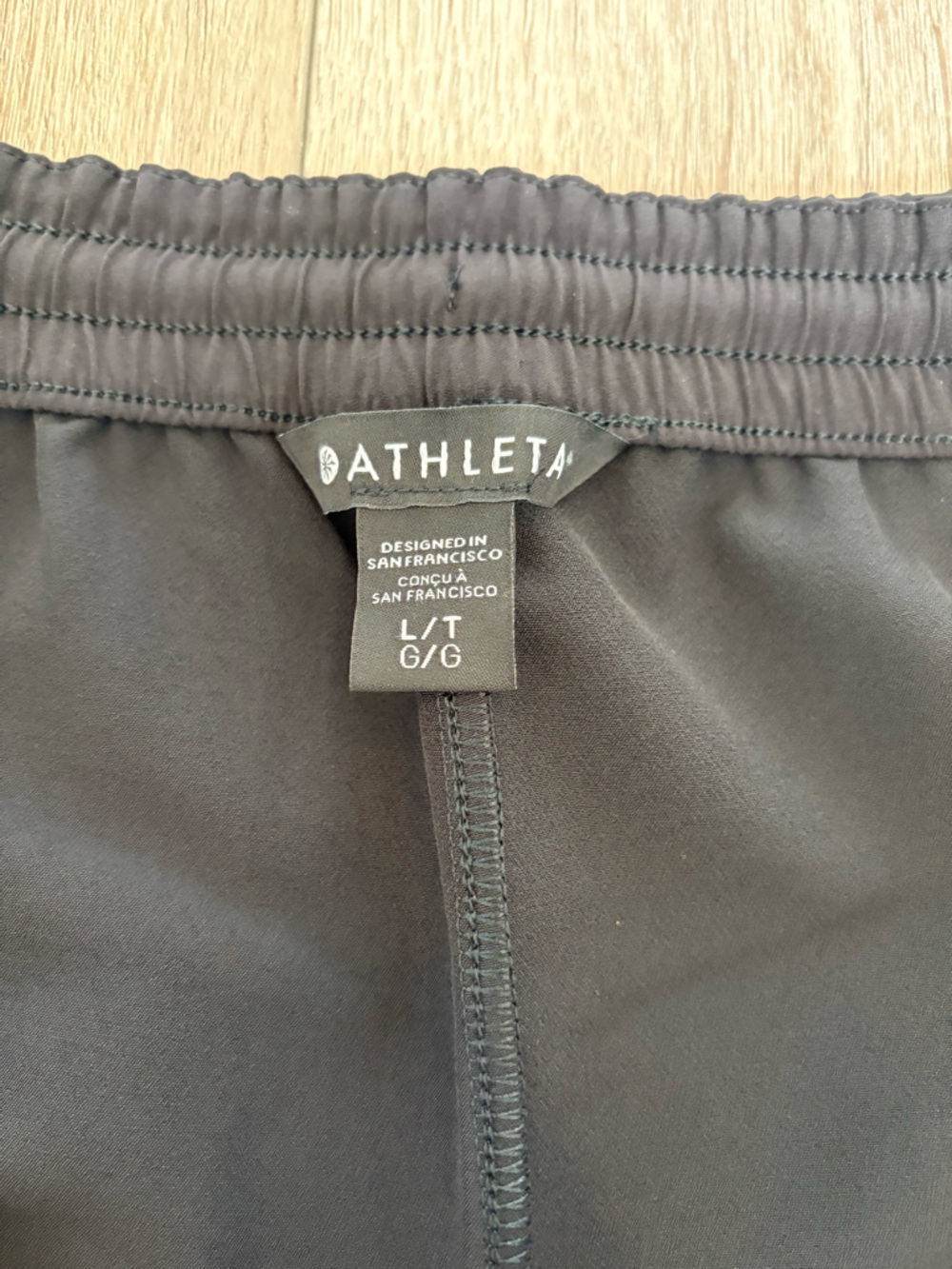 Athleta Promenade Cargo Pant Black L Tall NWT Wide Leg Travel Hiking Athleisure - Picture 8 of 10